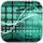 Green and black stylized image depicting computer graphics