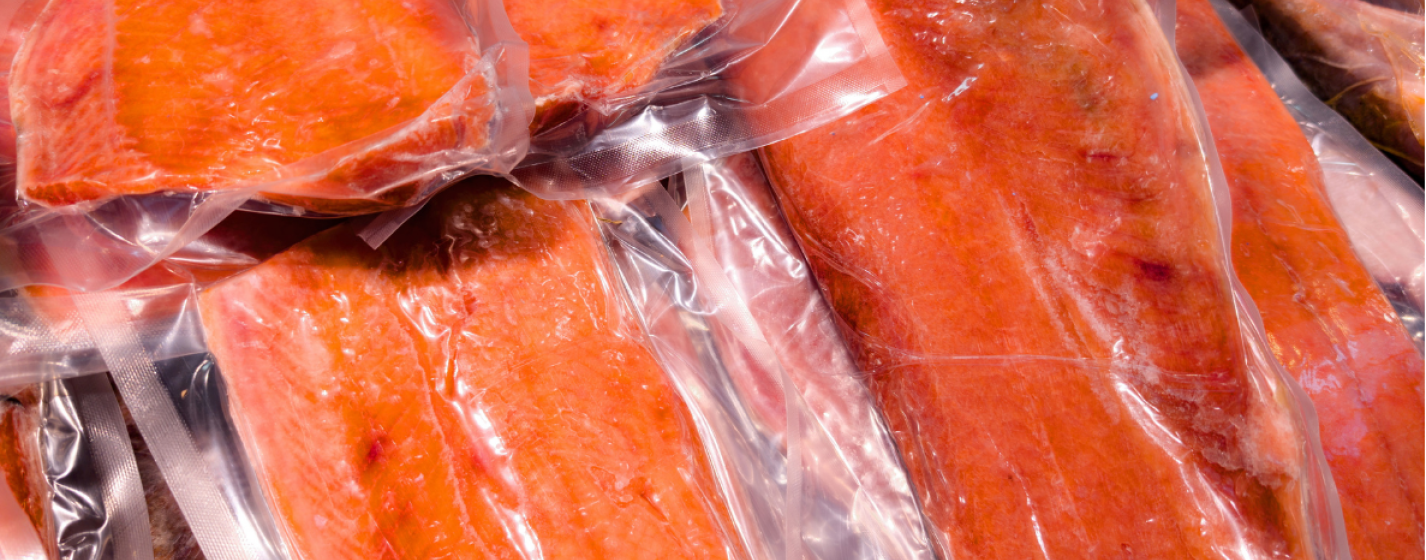 Packaged salmon