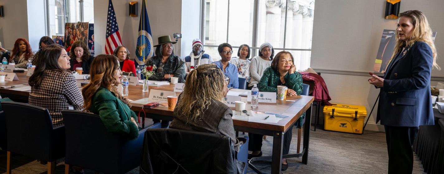 An event inside the USDA Whitten building