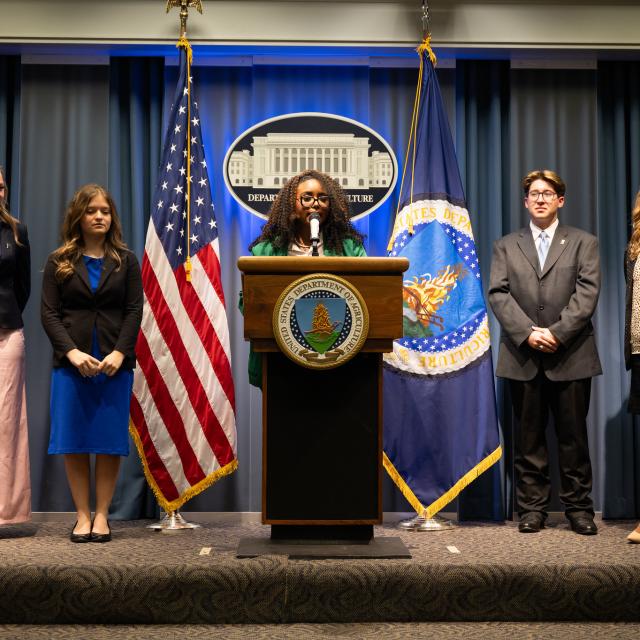 4-H’ers from around the nation met in Washington D.C. at the U.S. Department of Agriculture Headquarters