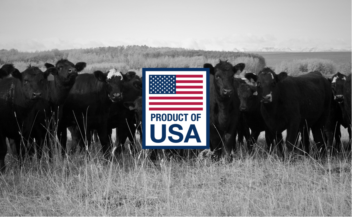 Product of USA label
