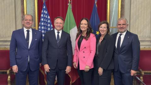Secretary Rollins during her Italy trip