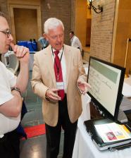 Demonstration of a Closed-Circuit TV (CCTV) Electronic Magnification Reading System for low vision users at USDA