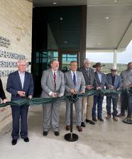 Ribbon-cutting at new lab