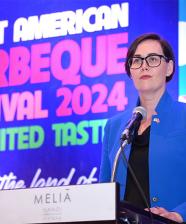 USDA Under Secretary Alexis Taylor touts the Regional Agricultural Promotion Program in Vietnam