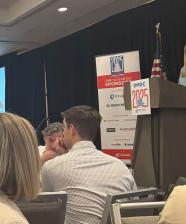 TFAA Deputy Under Secretary Michelle Bekkering meets with members of the Des Moines Partnership during their visit to D.C. May 9, 2025