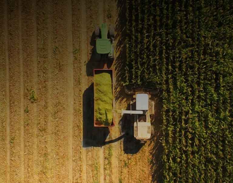 Image showing a tractor in a field