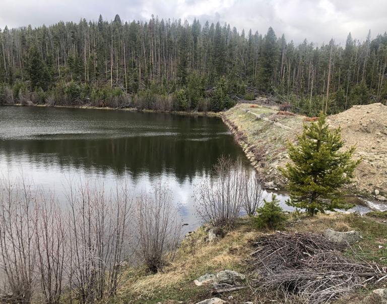 Montana’s Basin Creek watershed, which supplies Butte’s drinking water. Roadless Rule restrictions limit forest management near the reservoir, leaving this critical water supply at risk from severe wildfire