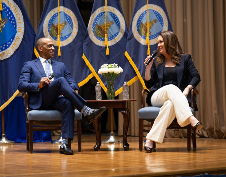 U.S. Department of Agriculture (USDA) Secretary Brooke Rollins and Housing and Urban Development (UHD) Secretary Scott Turner