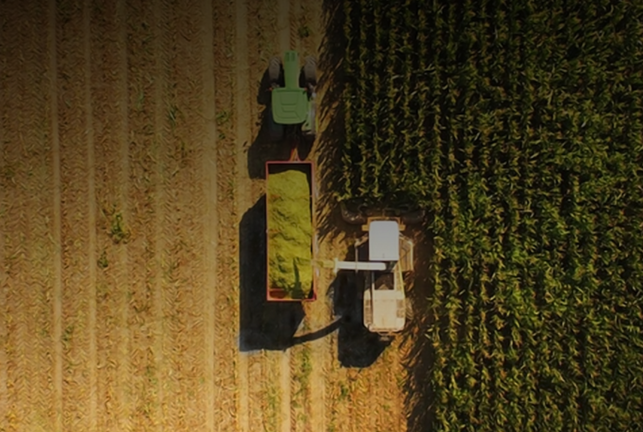 Image showing a tractor in a field