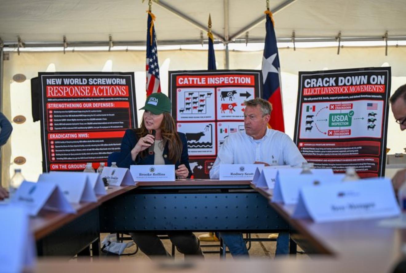 Secretary Rollins at Moore Air Base